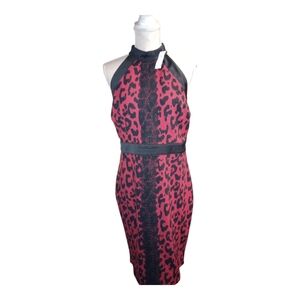 Great Dress for Valentine's Day! NY &. CO. Red/Black Halter Style Dress, Size L